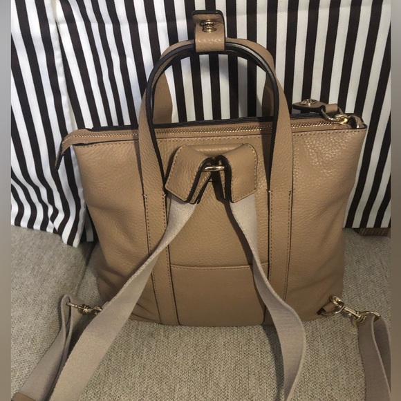 Henri Bendel Jetsetter Mini Convertible Leather Backpack - Picture 6 of 10